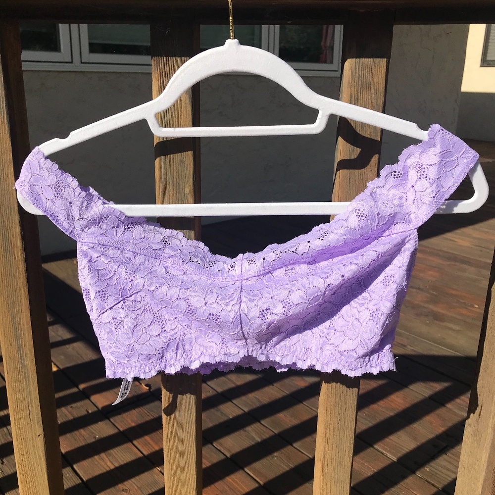 Off Shoulder Lace Bralette